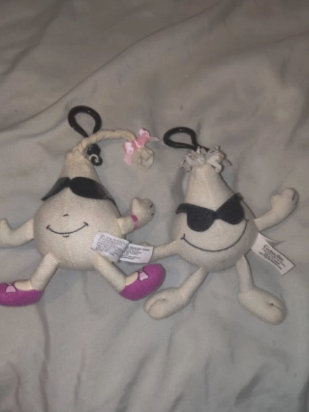 RARE Gilroy Gardens Royelle garlic plushies small 5" stuffed animal